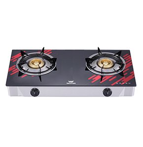 Walton Glass Top Double Burner LPG or NG Gas Stove | WGS-Sweety Double | Official Walton Gas Stove